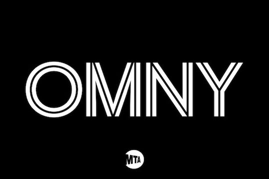 The logo for OMNY, the updated transit card system